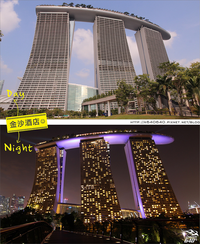 新加坡日夜對照-金沙酒店