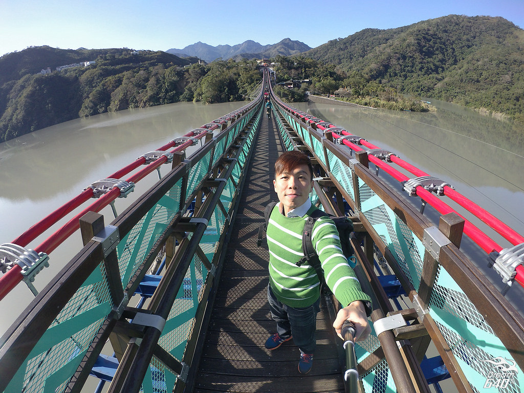[桃園新溪口吊橋攻略]走上全台最長懸索橋！在梅花盛放的草原野餐