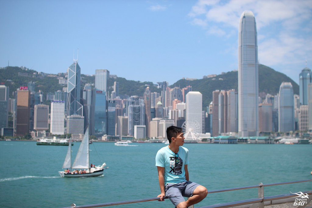 香港維多利亞港。走進世界最繁華的電影場景